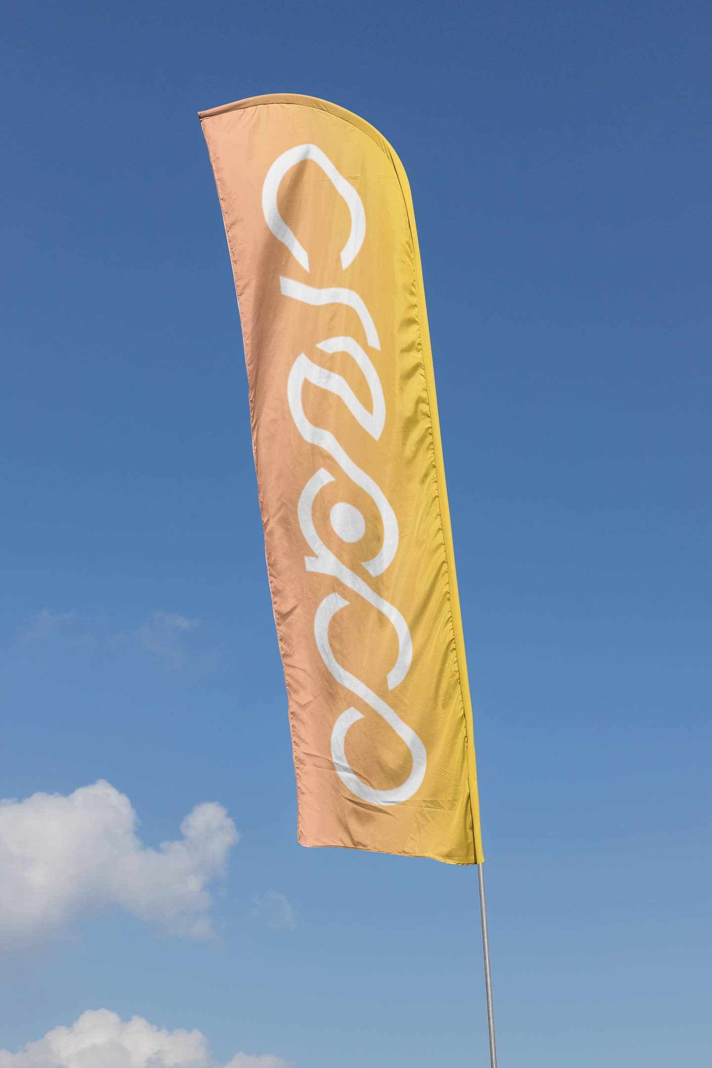 Flagg, beachflagg med logo, eget trykk eller eget design